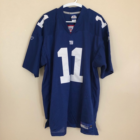 Reebok Other - Reebok Phil Simms #11 New York Giants NFL Sewn Jersey Blue Men’s size 52